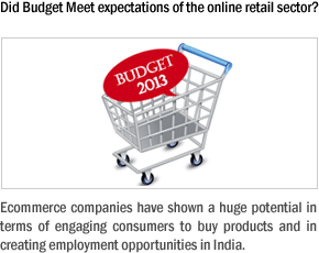 Did Budget Meet expectations of the online retail sector?