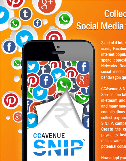 CCAvenue S.N.I.P.™ - Social Network In-stream Payments