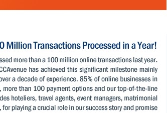 Experience + Capability + Scalability + Security = Over 100 Million Transactions Processed in a Year!
