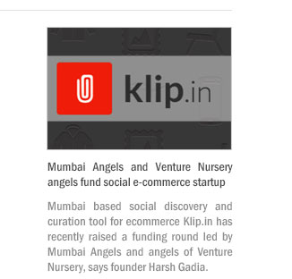 Mumbai Angels and Venture Nursery angels invests in social e-commerce startup Klip.in