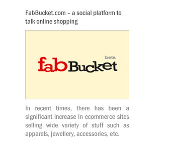 FabBucket.com – a social platform to talk online shopping
