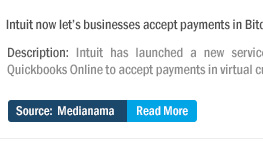 Intuit now let's businesses accept payments in Bitcoin