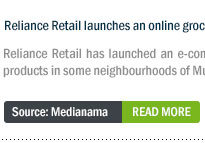 Reliance Retail launches an online grocery store