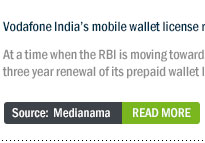 Vodafone India’s mobile wallet license renewed by RBI