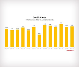India had 48.9M credit cards, 824.9 debit cards in May 2019