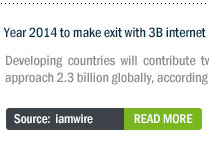 Year 2014 to make exit with 3B internet users globally