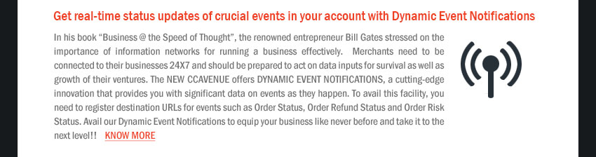 Get real-time status updates of crucial events in your account with Dynamic Event Notifications