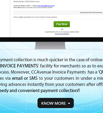 Collect payments promptly from your customers
on-the-go with our Quick Invoicing feature