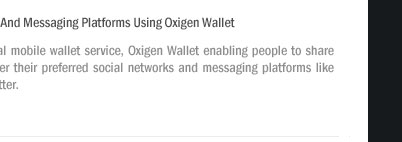 Now Share Money Over Social Networks And Messaging Platforms Using Oxigen Wallet