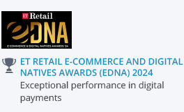 ET Retail E-Commerce and Digital Natives Awards (EDNA) 2024 Exceptional Performance in Digital Payment