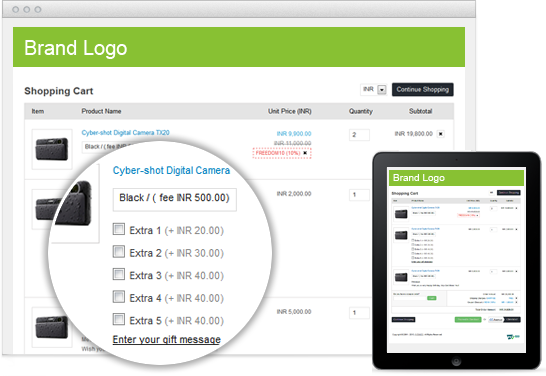 CCAvenue Shopping Cart