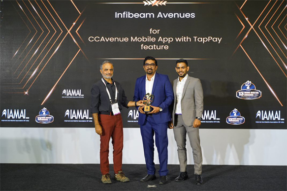 Infibeam Avenues clinches the prestigious 'Best Tech for E-Commerce' accolade for CCAvenue Mobile App with TapPay feature at IAMAI's 13th India Digital Awards