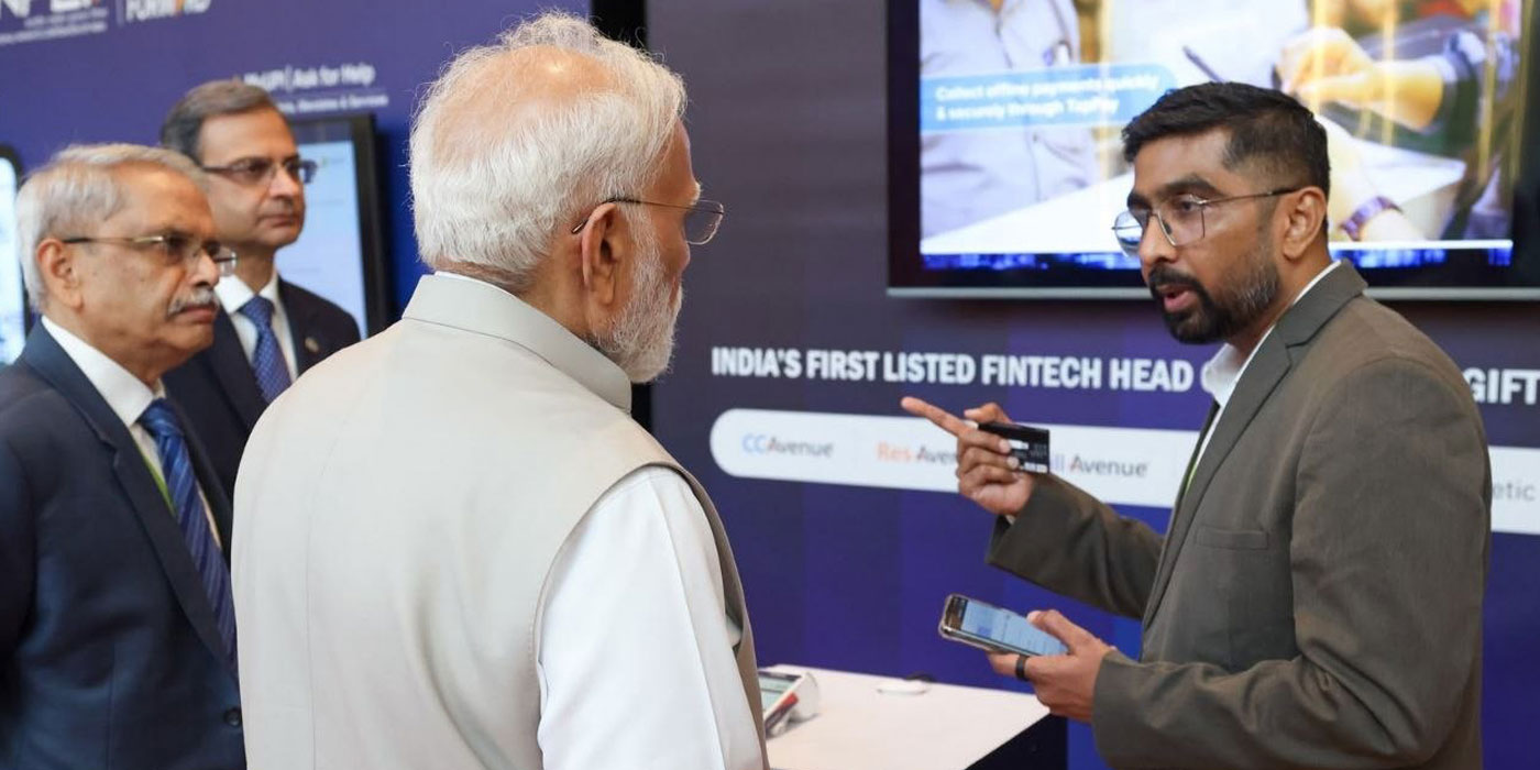 India Prime Minister Mr Narendra Modi, visits the CCAvenue stall at GFF 2026