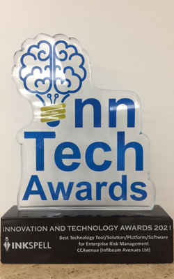 CCAvenue wins 'Best Technology Solution for Enterprise Risk Management' title at the Innovation & Technology Awards 2021