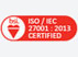 BSI - ISO/IEC 27001 : 2013 Certified