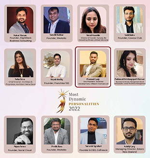 Infibeam Avenues' Vice President Pramod Ganji features in the List of Most Dynamic Personalities 2022 in Fortune Magazine