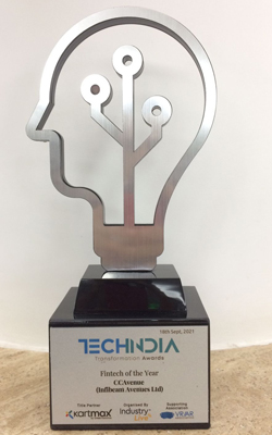 CCAvenue Declared 'Fintech of the Year' at the Tech India Transformation Awards 2021 CCAvenue Declared 'Fintech of the Year' at the Tech India Transformation Awards 2021