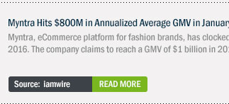 Myntra Hits $800M in Annualized Average GMV in January