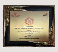 Excellence in Innovation at the India International Fintech Festival by ASSOCHAM