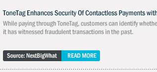 ToneTag Enhances Security Of Contactless Payments With Blockchain Technology