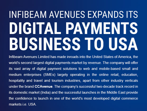 Infibeam Avenues expands its digital payments business to USA