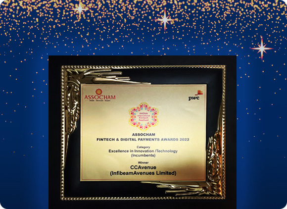 CCAvenue bags the ASSOCHAM Award for Excellence in Innovation / Technology at the India International Fintech Festival 2022
