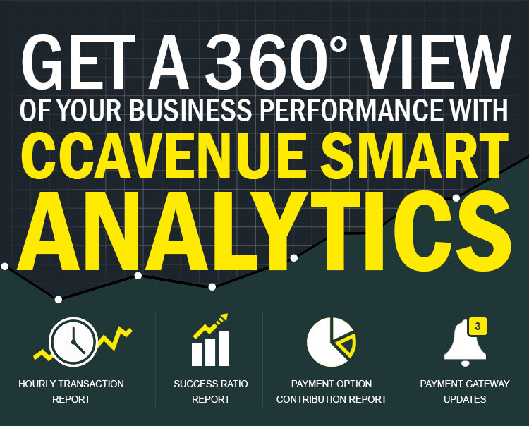 Get A 360° View of Your Business Performance With CCAvenue Smart Analytics
