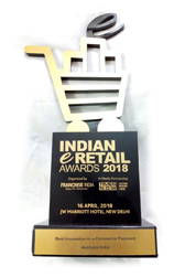 Avenues awarded 'Best eCommerce Payment Innovation’ at eRetail Awards 2018 for CCAvenue DirectLink
