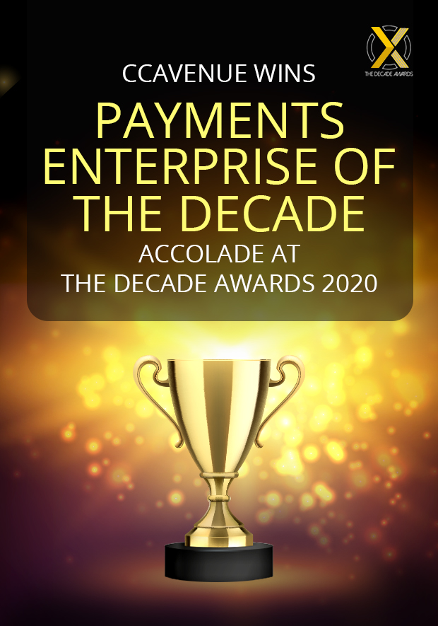 CCAvenue wins Payments Enterprise of the Decade accolade at The Decade Awards 2020 CCAvenue wins Payments Enterprise of the Decade accolade at The Decade Awards 2020