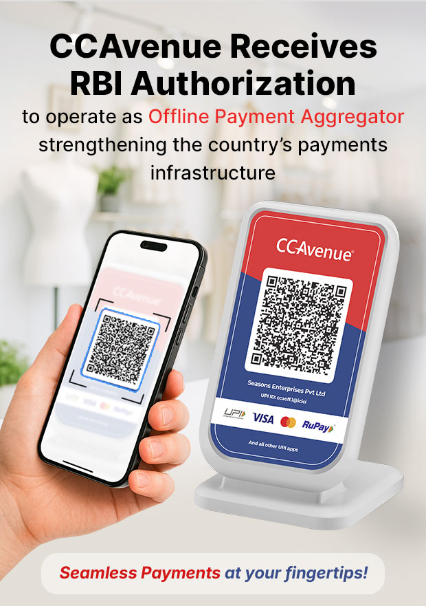 CCAvenue receives RBI Authorization to operate as Offline Payment Aggregator strengthening the country's payments infrastructure